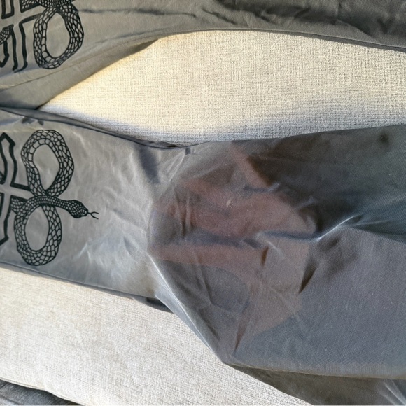 Killstar Serpentine Powermesh Black Sheer Flare Pants NWT - Picture 3 of 7